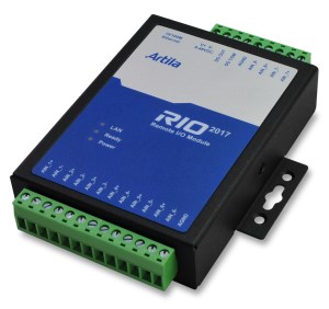 Artila Releases RIO-2017 Web enabled Remote I/O Module
