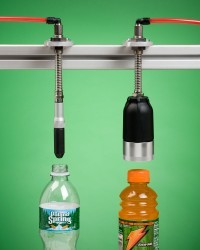 Anver pickup heads grab bottles from inside or outside