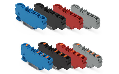 WAGO Introduces Open Tool Slot and Push-Button Distribution Terminal Blocks