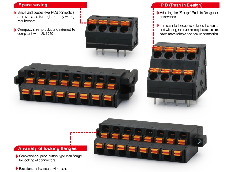 Push-in Design Terminal Blocks