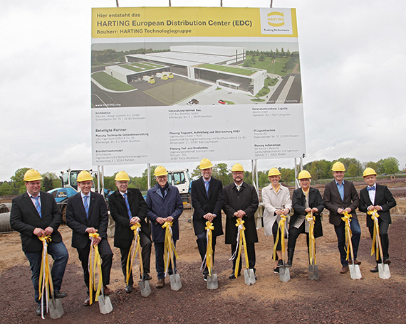 HARTING announces groundbreaking of new European Distribution Center facility
