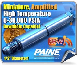 Paine announces 212-40-020 Pressure & Temperature Transducers
