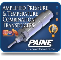 Paine introduces 212-64 pressure & temperature transducer