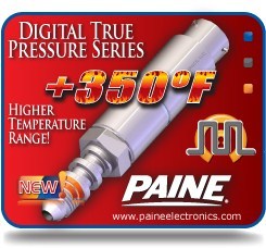 Paine upgrades Digital True Pressure transducer to +350°F