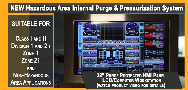 VarTech Systems announces VT3250ES purge HMI panel display/computer