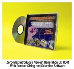 Zero-Max introduces CD ROM with coupling sizing and selection software