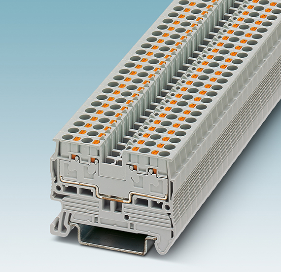 Phoenix Contact introduces PT 2,5/S-QUATTRO terminal blocks