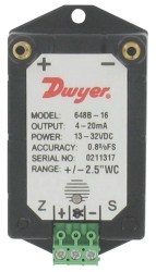Dwyer announces Series 648B Pressure Transmitter