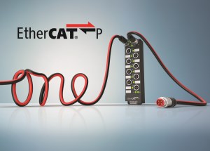 Beckhoff Introduces EtherCAT P One Cable Automation