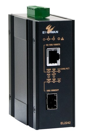 EtherWAN Releases EL2242 media converter