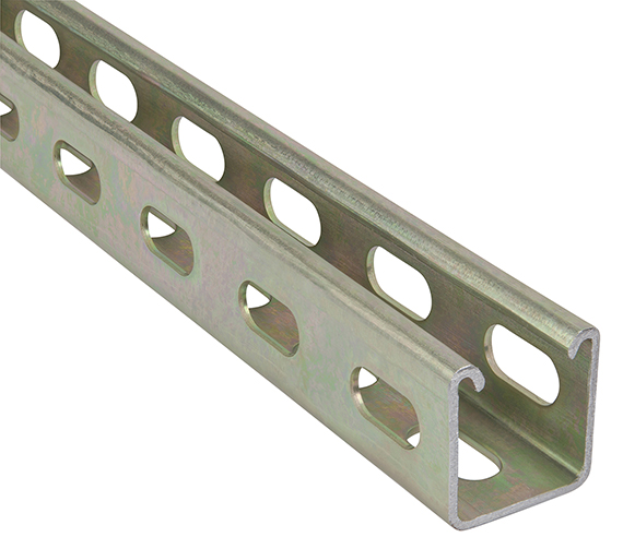 ABB introduces Superstrut metal framing with half-slot holes punched on three sides
