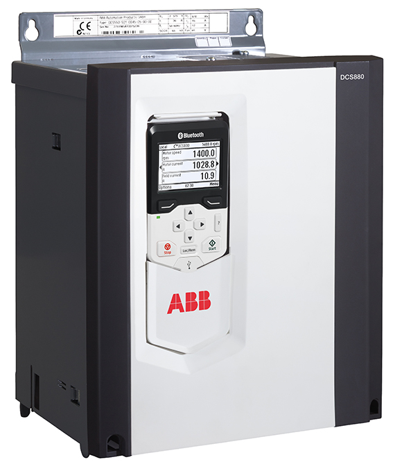 ABB introduces DCS880 DC variable speed drives