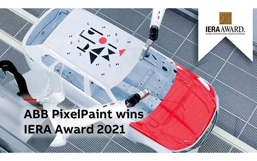 Robotics Award 2021 Goes to ABB´s PixelPaint Car Painting