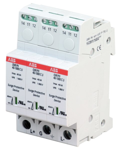 ABB introduces OVR PV surge protectors for photovoltaic systems