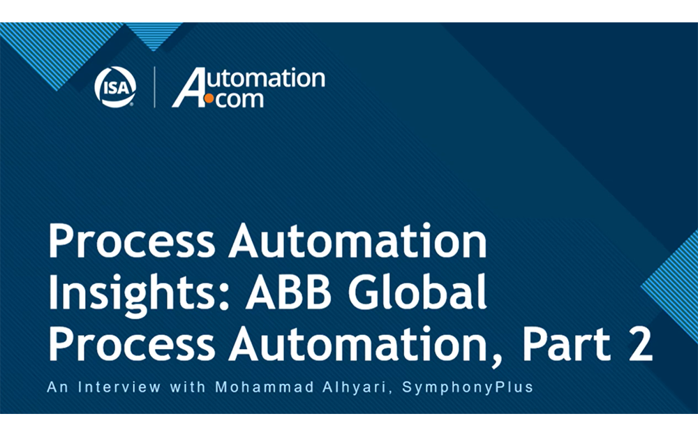 Thumbnail for Video: ABB Global Process Automation, Part 2