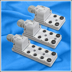 ZIPports Multi-port Interconnection Junction blocks; cuts down on errors in wiring.