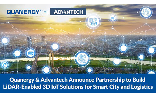 Advantech & Quanergy Announce Partnership to Build LiDAR-Enabled 3D IoT Solutions for Smart City & Logistics