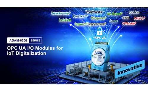 Advantech Launches ADAM-6300 Series: OPC UA I/O Modules for IoT Digitalization