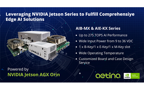 Aetina Launches Systems and Platforms Powered by NVIDIA Jetson AGX Orin