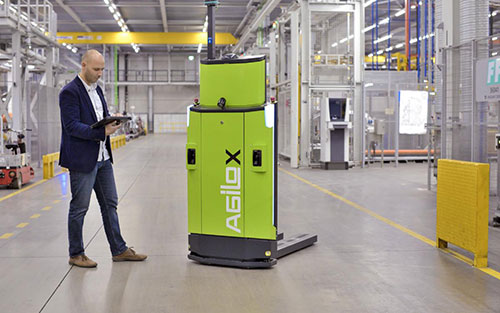 AGILOX Autonomous Mobile Robots are Saving Costs by Applying Artificial Swarm Intelligence