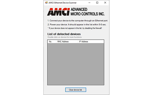 AMCI Offers New Ethernet Device Scanner
