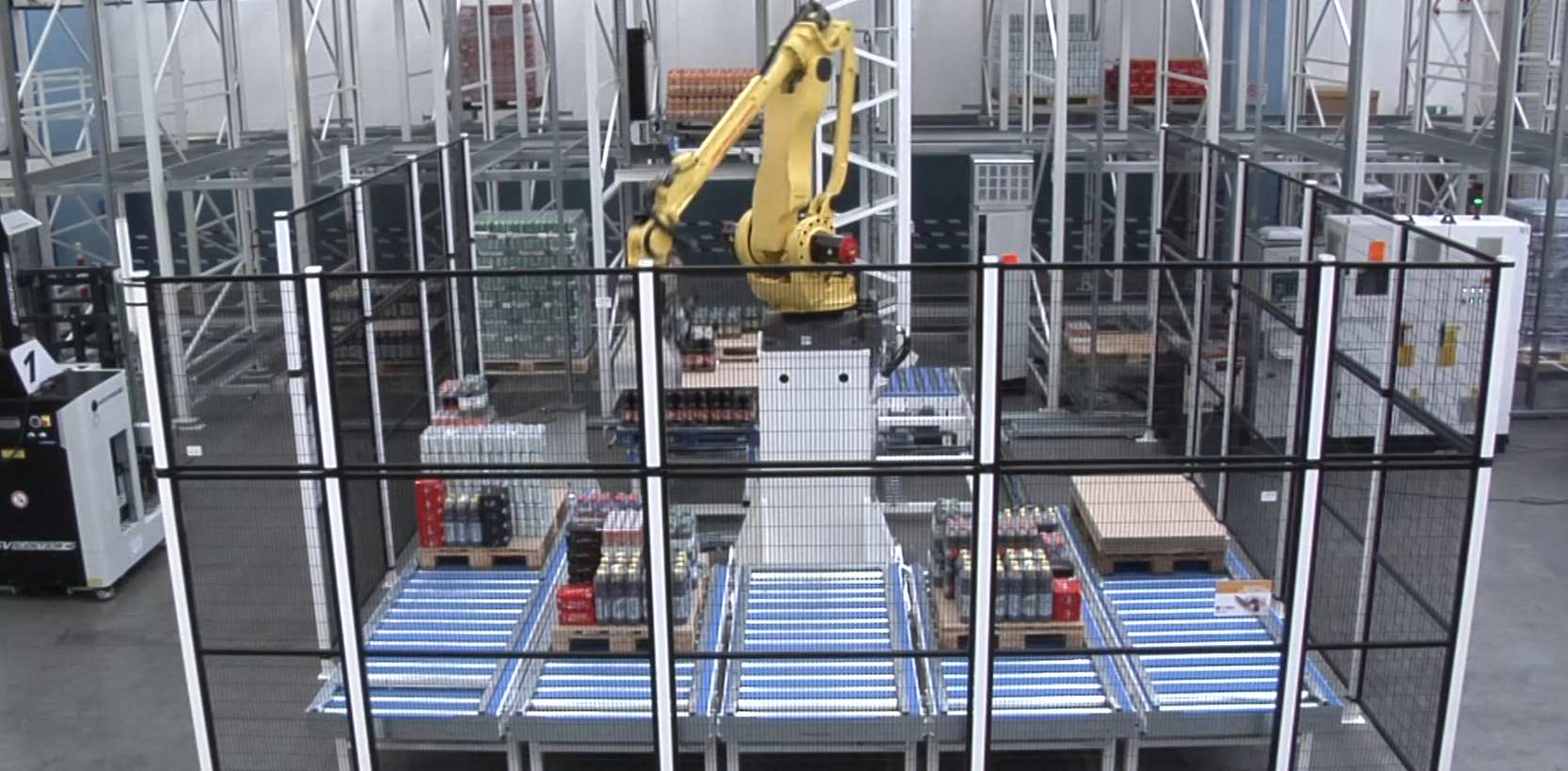 Fully automated Automatic Picking to Pallet System (APPS)