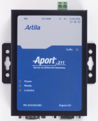 Artila Serial-to-Ethernet Gateway Enables Browser-based Monitor and Control