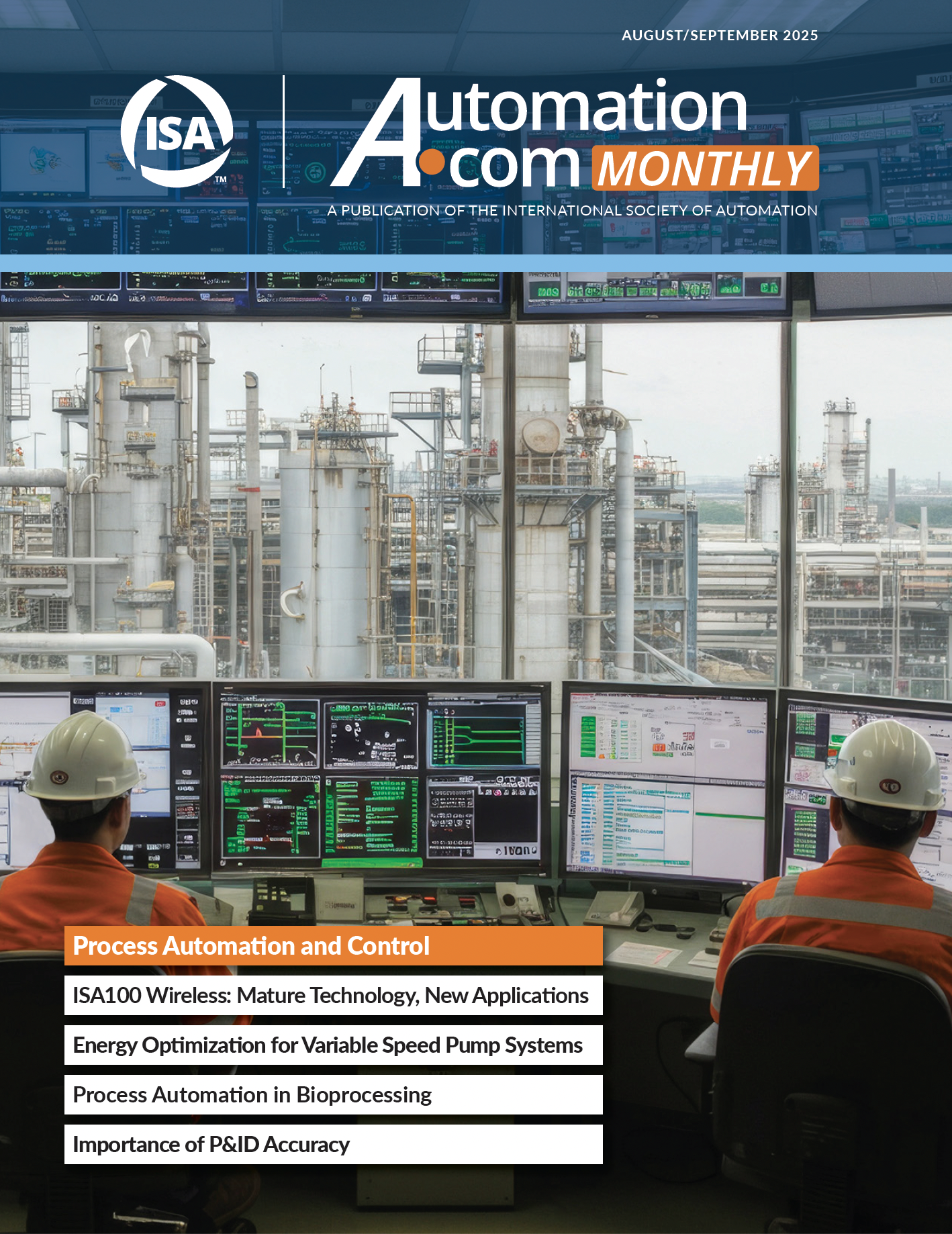 August/September 2025 Automation.com Monthly Cover
