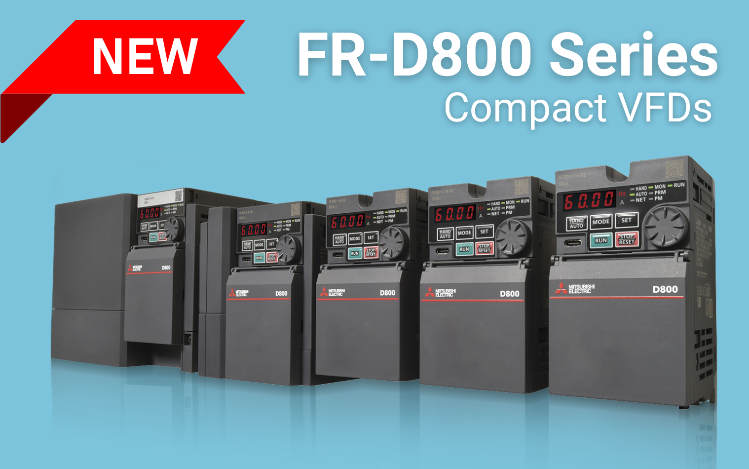 Thumbnail for Smarter, Safer, Smaller: FR-D800 Series VFD