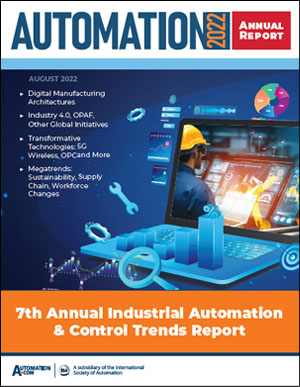 Ebook - Automation 2022: Annual Industrial Automation & Control Trends Report - August 2022