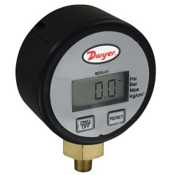 Dwyer announces Model BDG-01 Brass Digital Gage
