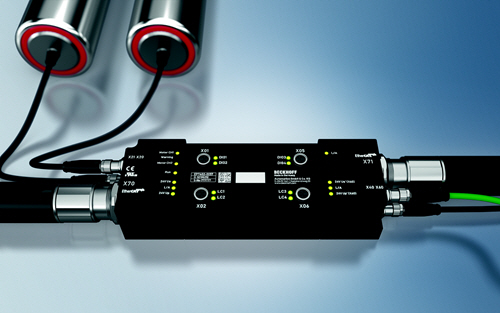 Beckhoff EP7402 EtherCAT® Box offers compact conveyor control