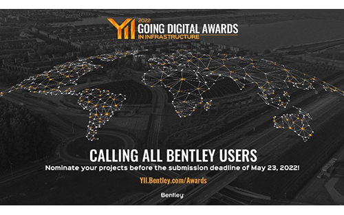 Bentley Systems Calls for Nominations for the 2022 Going Digital Awards in Infrastructure