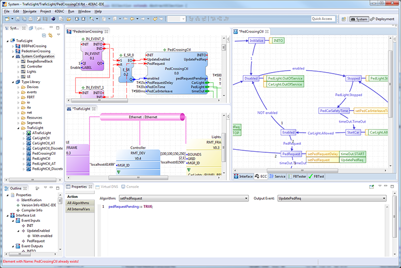 4diac IDE is based on the Eclipse framework.