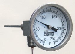 Moore Industries introduces BIMETAL Temperature Sensor with Local Readout