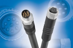 Binder-USA Releases Molded Eight-Pin M8 Cordsets