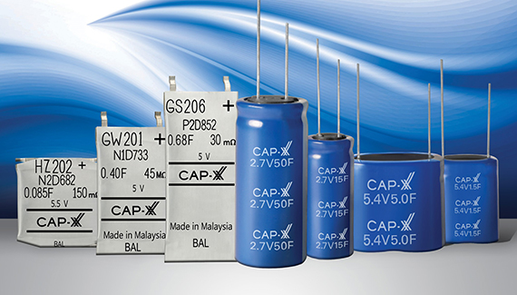 CAP-XX announces series of cylindrical supercapacitors