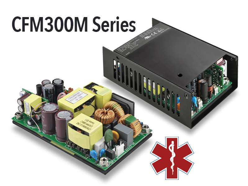 Power Sources Unlimited announces CFM300M series of AC/DC power supplies