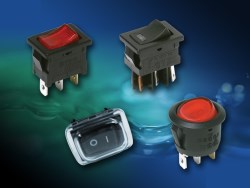 C&K releases Waterproof Rocker Switches