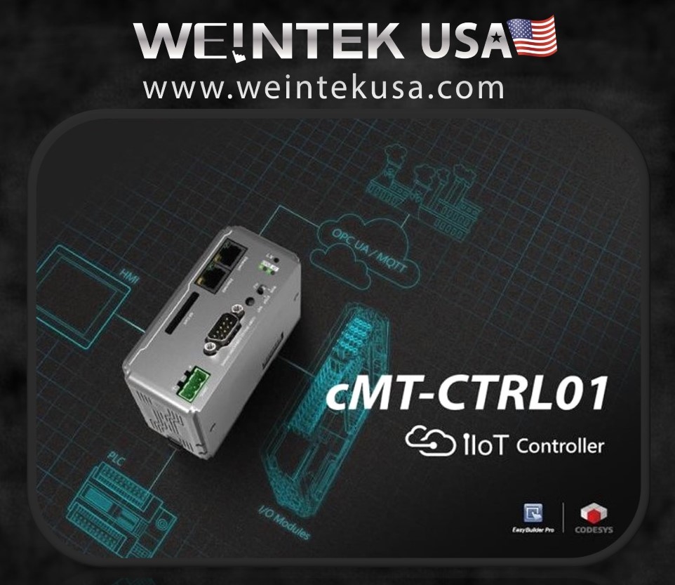 Weintek introduces cMT-CTRL01 - IIoT Programmable Logic Controller