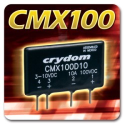 Crydom introduces CMX100D10 PCB-mounted solid state relay