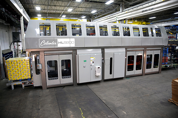 Columbia Machine introduces HL9200 palletizer