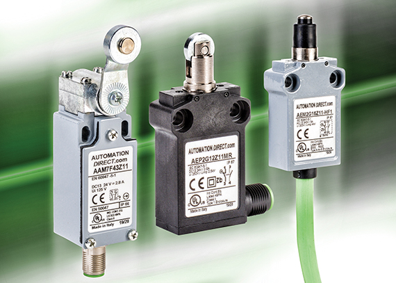 AutomationDirect introduces AEP series of thermoplastic compact limit switches