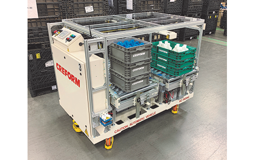 Creform AGV Has Dual Conveyor Deck for 24-hour Operation