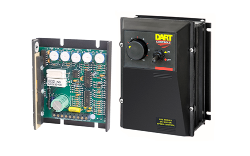 Dart Controls' Model 65E Low Voltage PWM DC Motor Control Now Available With Reversing Option