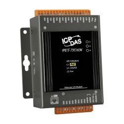 ICP DAS introduces PET-7H16M data acquisition module with built-in Ethernet communication port