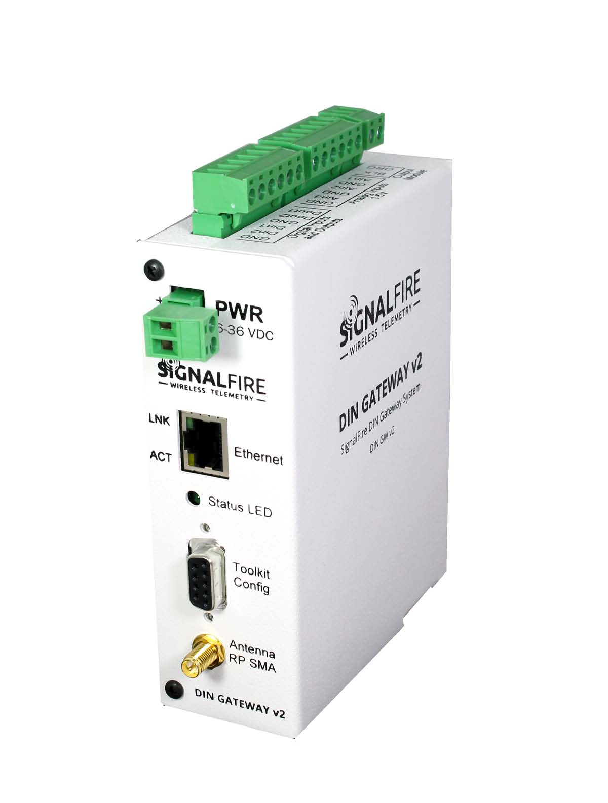 SignalFire Wireless Telemetry introduces DIN Gateway V2 900 mHz wireless gateway