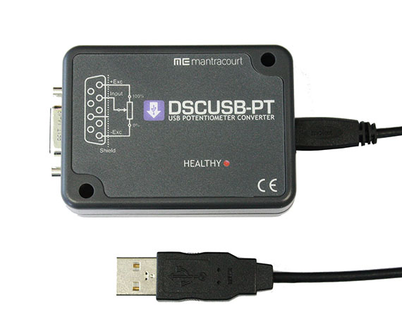 Mantracourt announces DSCUSB-PT potentiometer input module