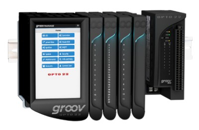 Figure 5: Opto 22’s groov EPIC edge programmable industrial controller and groov RIO edge I/O module.