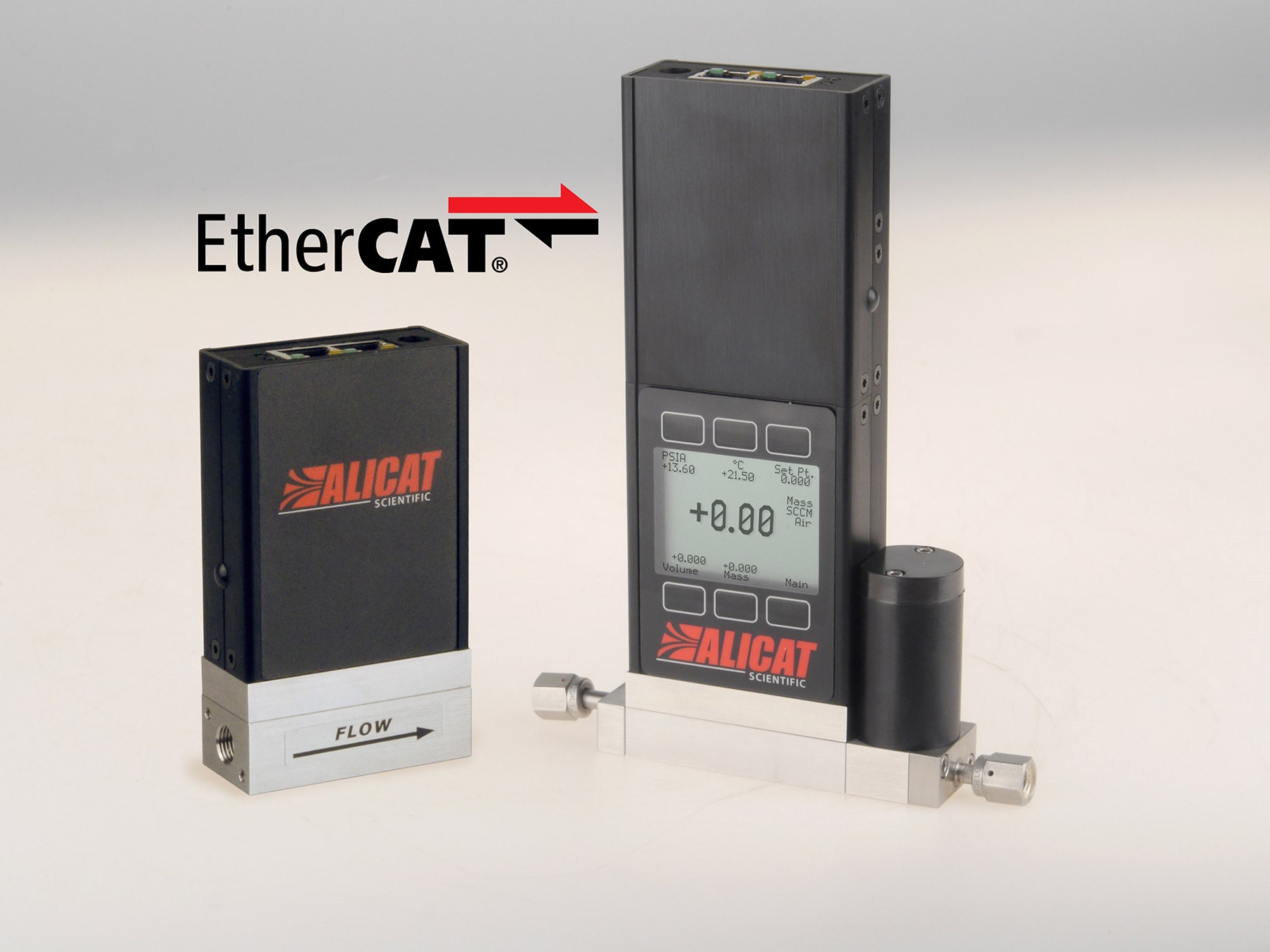 Alicat announces EtherCAT option for Alicat mass flow and pressure instruments